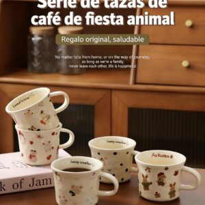 taza de cerámica "invierno caramelo